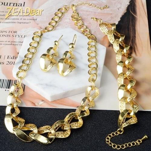 ZEADear Jewelry Fashion Jewelry Sets For Women Hand Chains And Chains And Earrings High Quality For Wedding Party Gift