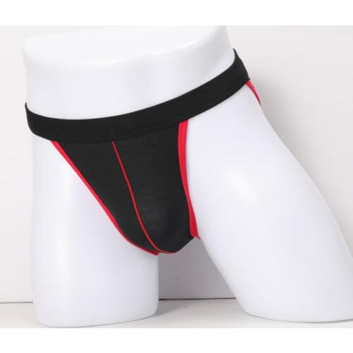 Sexy Men Briefs Underwear Mens Modal Underwear High Slit U Conve Pouch Underpants Breathable Comfortable Low Waist Male Panties