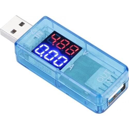 0-3A USB 2.0 Color LCD Voltmeter Ammeter Current Meter Multimeter Charger USB Tester