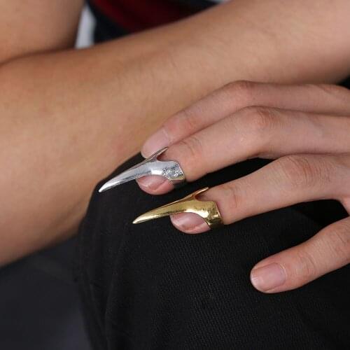 5PCS Punk Rock Gothic Talon Nail Finger Claw Spike Rings Hot Vintage Bronze/Vintage Silver Wholesale