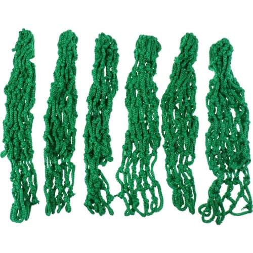 6 Pieces Billiard Pool Table Nets Replacement Pockets Mesh Sets Green