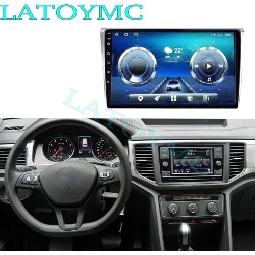 Car Multimedia Player NAVI For Volkswagen VW Atlas Teramont 2017~2021 CarPlay 360 Bird View Around GPS Navigation