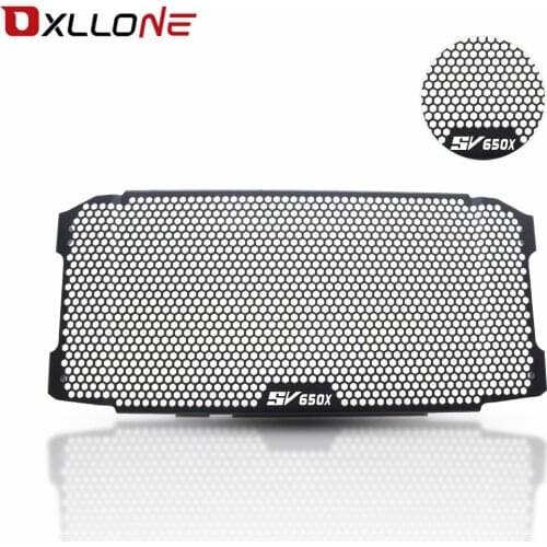 For Suzuki SV650X Radiator Guard 2018 2019 Motorcycle Accessorie CNC Aluminum Radiator Grille Guard Cover Protector Grill Cover