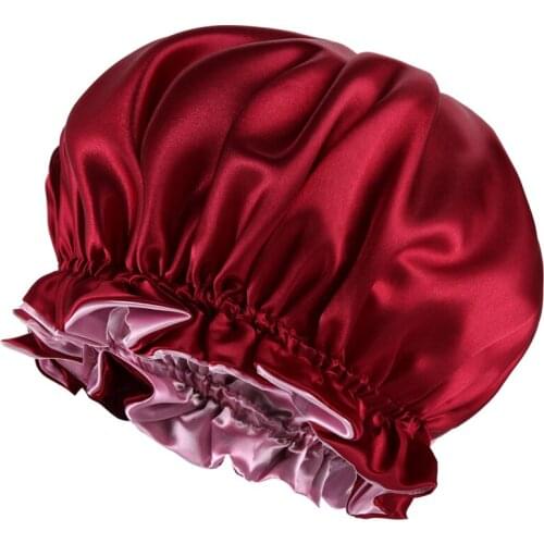 Double-layer Kitchen Lady Light Oil Fume-proof Cap Shower Cap Waterproof Adult Women Shower Bath Bath Cap Shampoo Cap Cute Hood