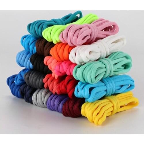 Ellipse Semicircle Nylon Shoelaces Sneaker Boots Shoeslaces Casual Sport Shoe laces Black White Red Blue Green Pink Brown Purple