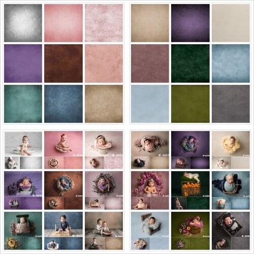 Photography Background Newborn Pink Solid Color Texture Wall Birthday Party Photo Background Baby Portraits Studio Backdrop Prop