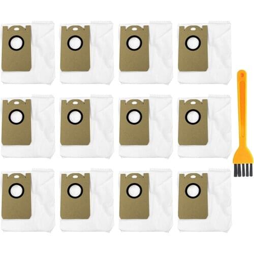 H11 Leakproof Dust Bag for Proscenic M7 Pro M8 Pro Robot Vacuum Cleaner Three Layer Large Capacity 2.5L Melt Blown Cloth Bags