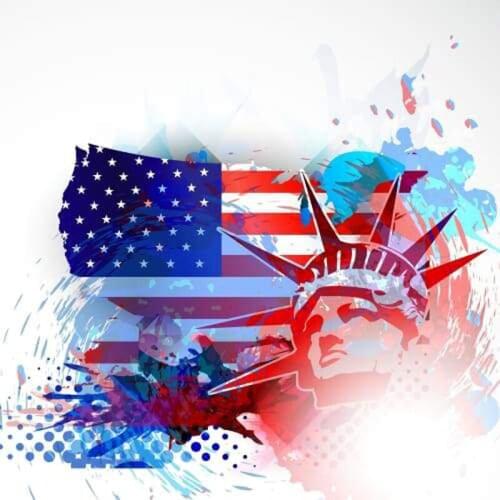 GLymg Diamond Handicrafts Diy Diamond Embroidery American Independence Day 5d Diamond Painting Full Drill Diamond Art Wall Decor