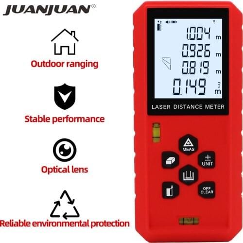 Laser Distance Meter 30M 40M 60M Laser Rangefinder Tape Measuring Device Digital Range Finder Measure 40% off