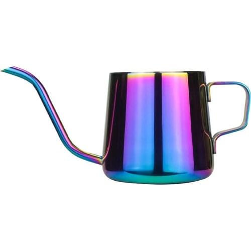 Stainless Steel Mounting Bracket Hand Punch Pot Coffee Pots Drip Gooseneck Spout Long Mouth Coffee Kettle Teapot 350/250ml