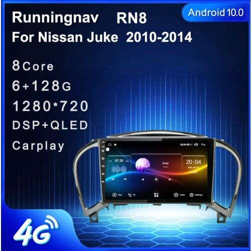 9" 4G LTE Android 10.1/9/8.1 For Nissan Juke 2010 2011 2012 2013 2014 Multimedia Stereo Car DVD Player Navigation GPS Radio