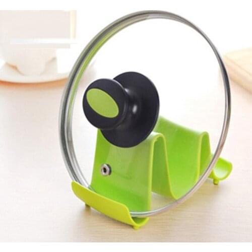 New Plastic Kitchen Wave Shape Pot Pan Cover Lid Shell Stand Holder Racks Ladle Spoon Storage Rack Cooking Tools -46