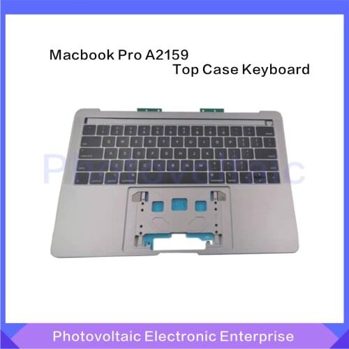 Brand new 2019 Year Topcase with keyboard Silver Grey US UK For Macbook Pro A2159 Top case with keyboard
