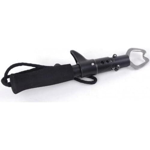 Portable Fish Lip Grabber Gripper Grip Tool Fish Holder With Lanyard Black