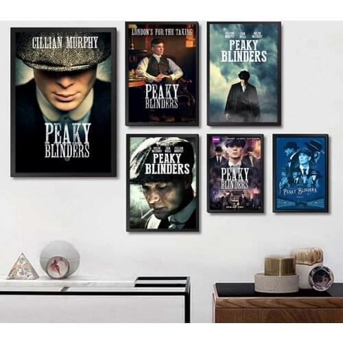 British high score crime drama Peaky Blinders poster hight quality painting home Decor wall art duvar tablolar