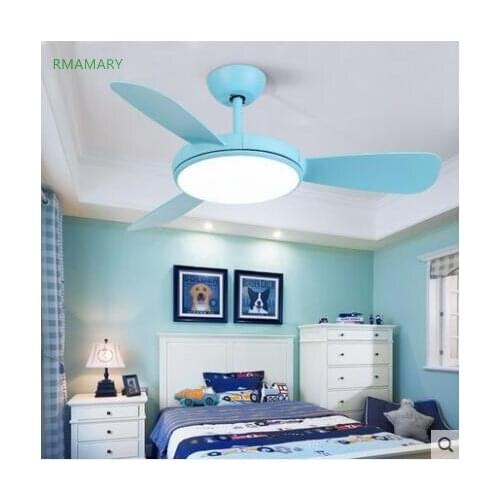 Nordic ceiling fan light leads to frequency conversion modern minimalist fan light restaurant living room bedroom home fan lamp