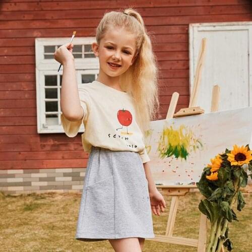Girls Casual Skirts Summer Fashion Children Clothing With Pockets 3 - 14 Years Kids Daily Clothes Student School Uniform