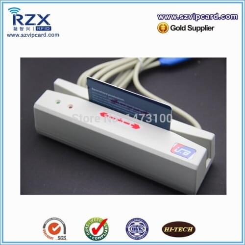 Magnetic stripe card reader swiping/ stripe reader with USB interface, read for track 2