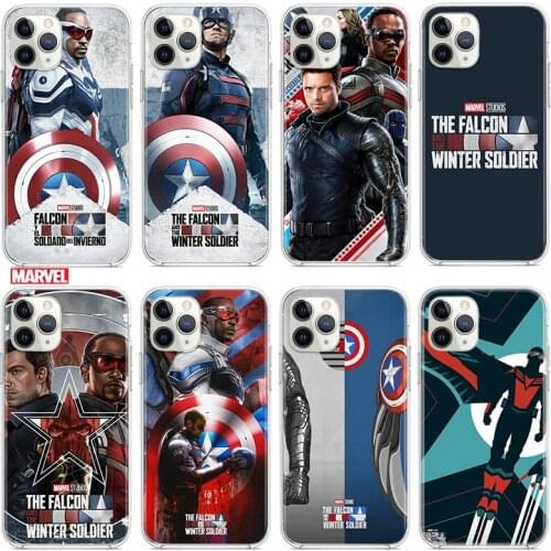 The Falcon and the Winter Soldier For Apple iPhone 12 11 Pro Max mini XS Max XR X 8 7 6 6S Plus 5S SE 2020 Phone Case
