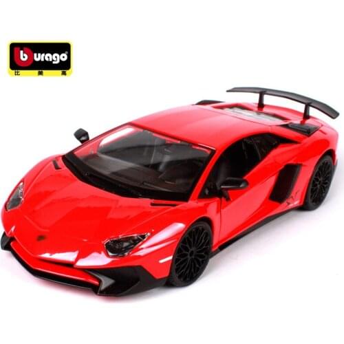Bburago 1:24 Lamorghini Aventador LP 750 sports car diecast shape car Collect toy car new boxes are shipped free of charge 21079