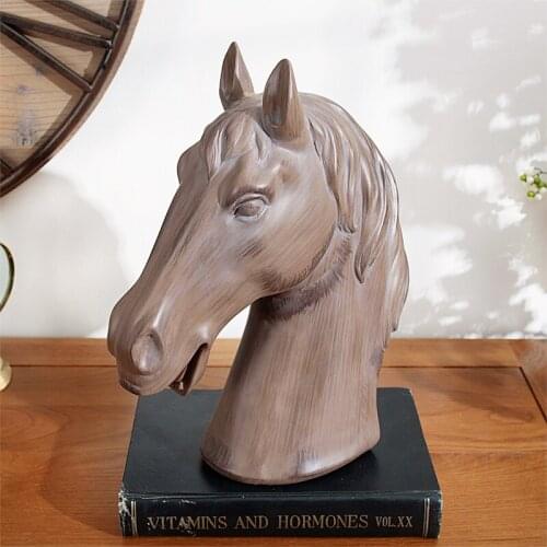 To the new USA style retro horse art decorative resin Home Furnishing decor D0191