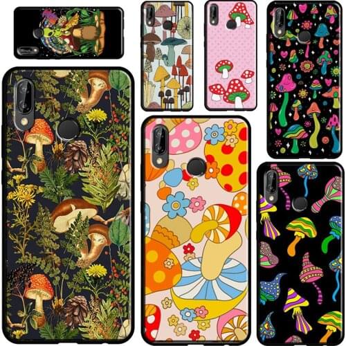 Magic Mushroom Alien Trippy Shrooms For Huawei Nova 5T Mate 20 Lite P Smart 2019 2021 Case For Huawei P30 P40 Lite P10 P20 Pro