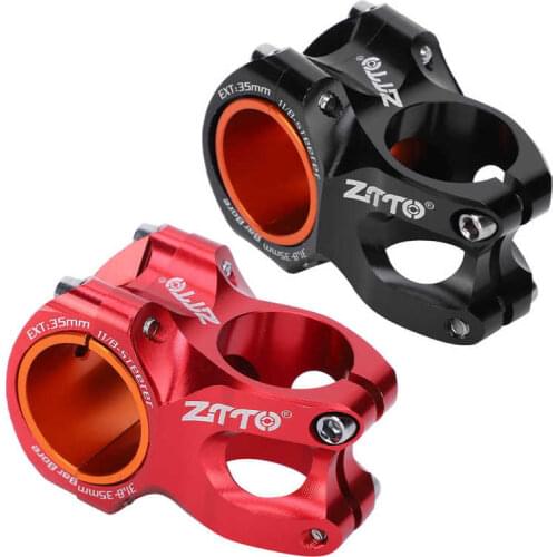 ZTTO 35MM Bicycle Stem Mountain Bike 31.8-35mm Handlebar Stem Aluminum Alloy Cycling Short Handlebar Riser CNC Stem