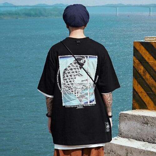 2021 New Graphic Streetwear T-Shirt Crewneck Fashion Cotton Top Tee