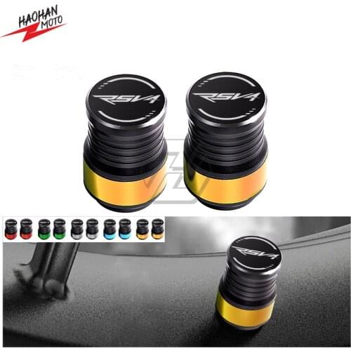 For Aprilia RSV4 RR RF Motorcycle Accessories Wheel Tire Valve Caps Covers