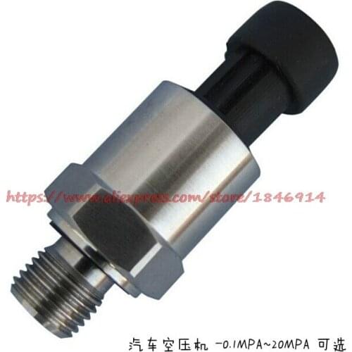 Automobile air compressor pressure transmitter sensor PT1100-0-1MPA-G1/4-4-20MA 0-10V 5V