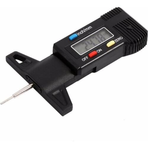 Digital Depth Gauge Caliper Tread Depth Gauge Lcd Tyre Tire For Car Gauge Tool Tread Caliper Measurer N5L4