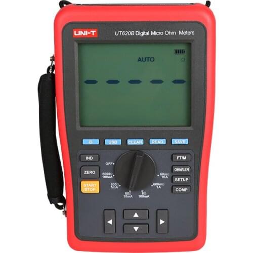 UNI-T UT620B Digital Micro Ohm Meters Low Resistance Tester USB Transmission,Factory Direct Sales