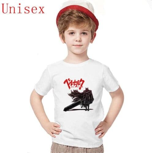 Guts in Berserker Armour Warrior Berserk boy clothes size 14 or 16 boys korean fashion clothing kids clothes boys girls tshirt