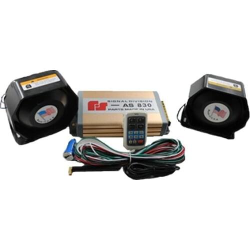 2018 hot-selling Wire and Wireless Dual-use Electronic Police Siren With Speaker Alarm