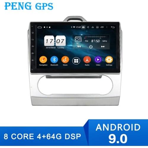 10.1" 4G+64G car radio multimedia Android9.0 dsp For Ford focus 2007 2008 -2011 navigation multimedia stereo automatic Headunit