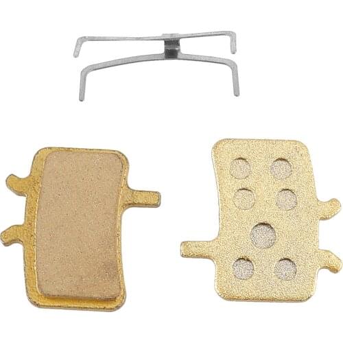 1 Pair Copper Rectangular Full-metallic Lamella Disc Brake Pads Kit for Bicycle Motorcycle Electric Scooter Parts Accessories