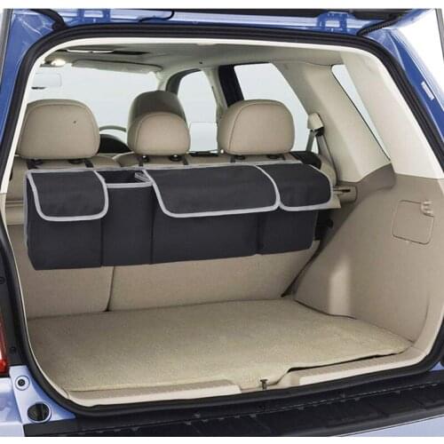 Car Backseat Trunk Organizer, Trunk Backseat Storage Organizers for Car,Truck, SUV, Van Organizers Back Seat Pocket Oxford Cloth