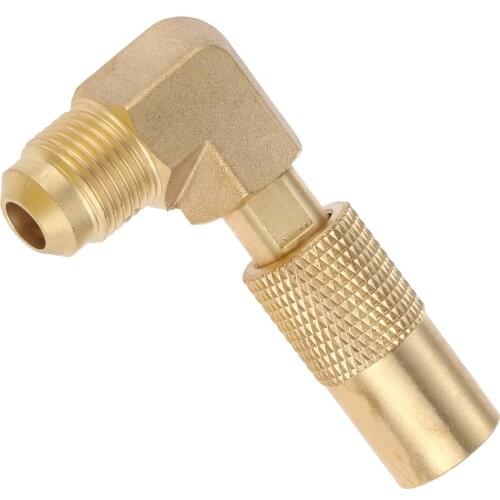 3/8" Male Flare Propane Elbow Adapter Conversion Fitting for Blackstone Tabletop Camping Grill 17 Inch and 22 Inch Gas Griddle