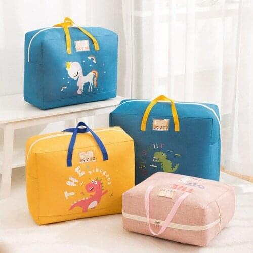 Portable Waterproof Clothes Storage Bag Quilt Blanket Wardrobes Closet Organizer Underbed Package Travel Carry Case Accessories