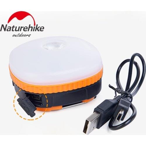 Naturehike USB rechargeable camping light emergency lamp portable outdoor night lamp hiking tent lantern campsite hanging light