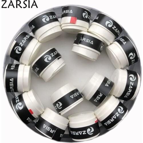 60 pecs ZARSIA Sticky Regular Tennis Overgrip tennis grip Badminton racket Grip,tennis overgrips,tennis product (White)
