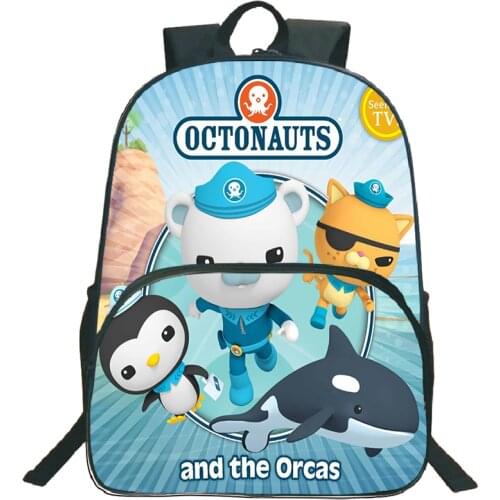 Mochila Cartoon The Octonauts Backpack For Boy Girls School Bags Octonauts Printed Book bag Beautiful Rucksack Children Knapsack