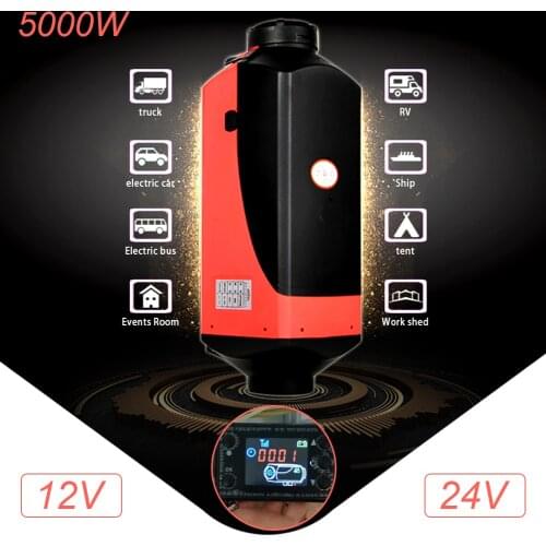 Car Heater 5/8KW 12V Air Diesels Heater Parking Heater With Remote Control LCD Monitor For RV, Motorhome Trailer, Trucks, Boats