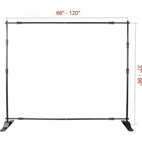 VEVOR 8X 8 Ft - 10 x 8 Ft Backdrop Banner Stand Newest Step and Repeat for Trade Show Wall Exhibitor Photo