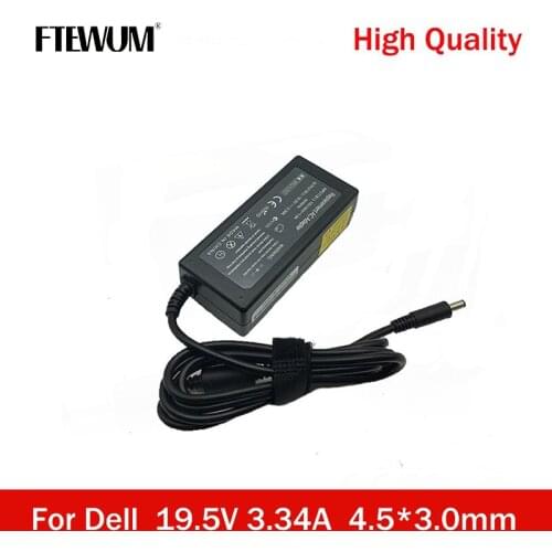 19.5V 3.34A 4.5*3.0mm 65W Laptop Adapter AC Charger For Dell Inspiron 15 3551 3552 3558 5551 5552 5555 5558 5559 7568 P28E P57G