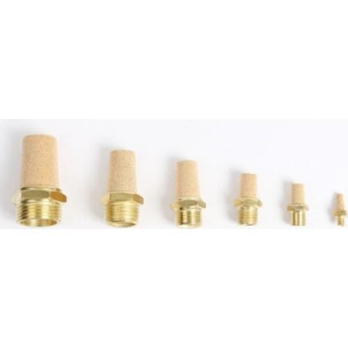 1PC Pneumatic Exhaust Muffler Brass Silencer Fitting Noise Filter Reducer Connector BSL-M5 1/8" 1/4" 3/8" 1/2"BSP