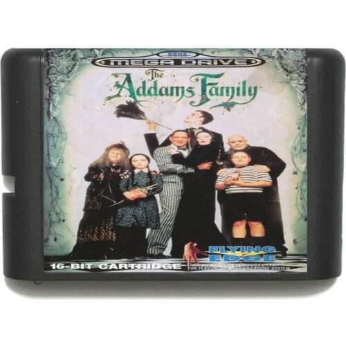 Addams Family 16 bit MD Game Card For Sega Mega Drive For Genesis