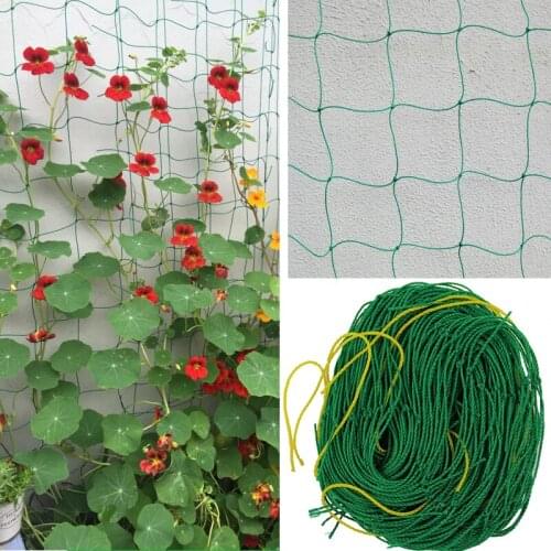 20pcs Garden Fence Nylon Net Climbing Frame 0.8m*1.8m Gardening Net Plant Fence Anti-bird Net Vegetable Plant Trellis Netting