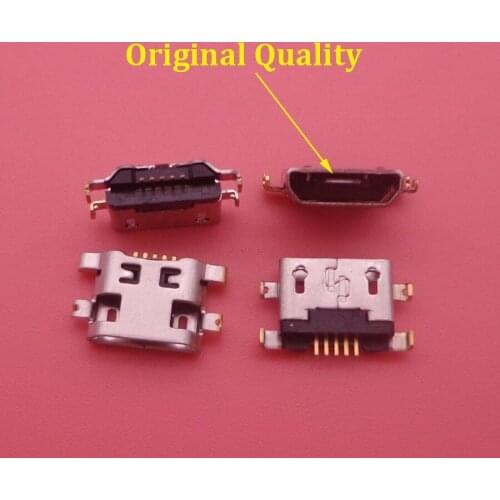 500PCS/Lot Micro Usb For Alcatel 7040N Charge Port Dock Socket For Lenovo A708t S890 For Huawei G7 G7-TL00 Charging Connector