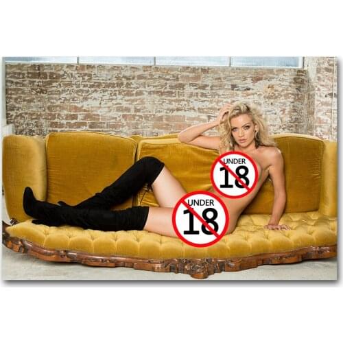 Blonde Model Photo Canvas Wall Art Posters and Prints Modern Painting for Home Decor Bedroom Decoration